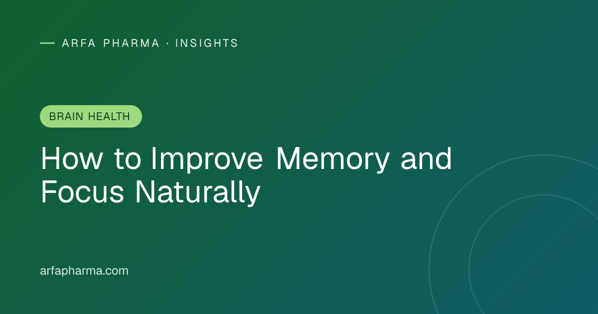 How to Improve Memory and Focus Naturally