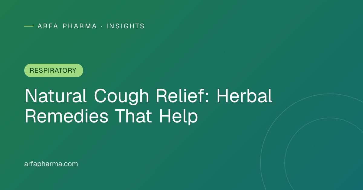 Natural Cough Relief: Herbal Remedies That Help