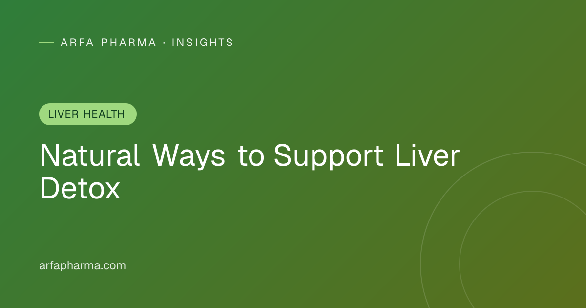 Natural Ways to Support Liver Detox